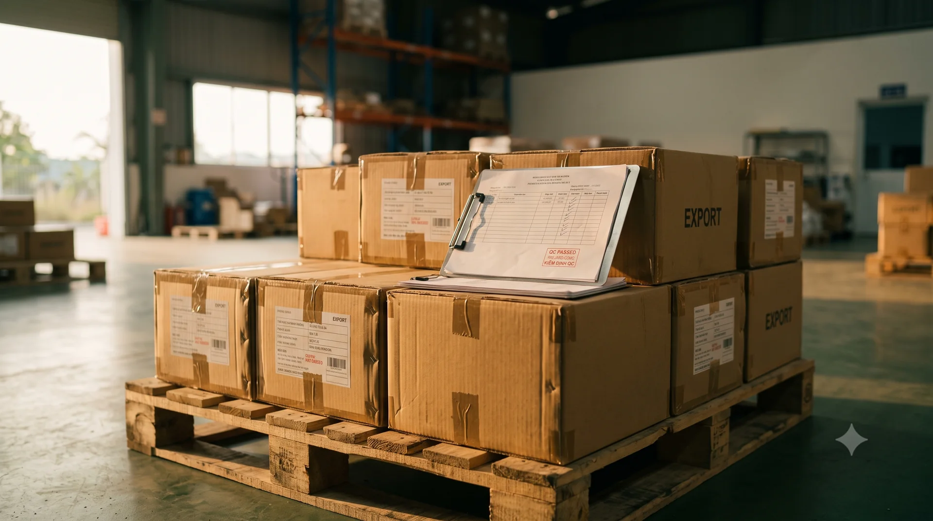 Kiểm nghiệm mẫu nguyên liệu trước khi xuất khẩu tại TIC Factory
