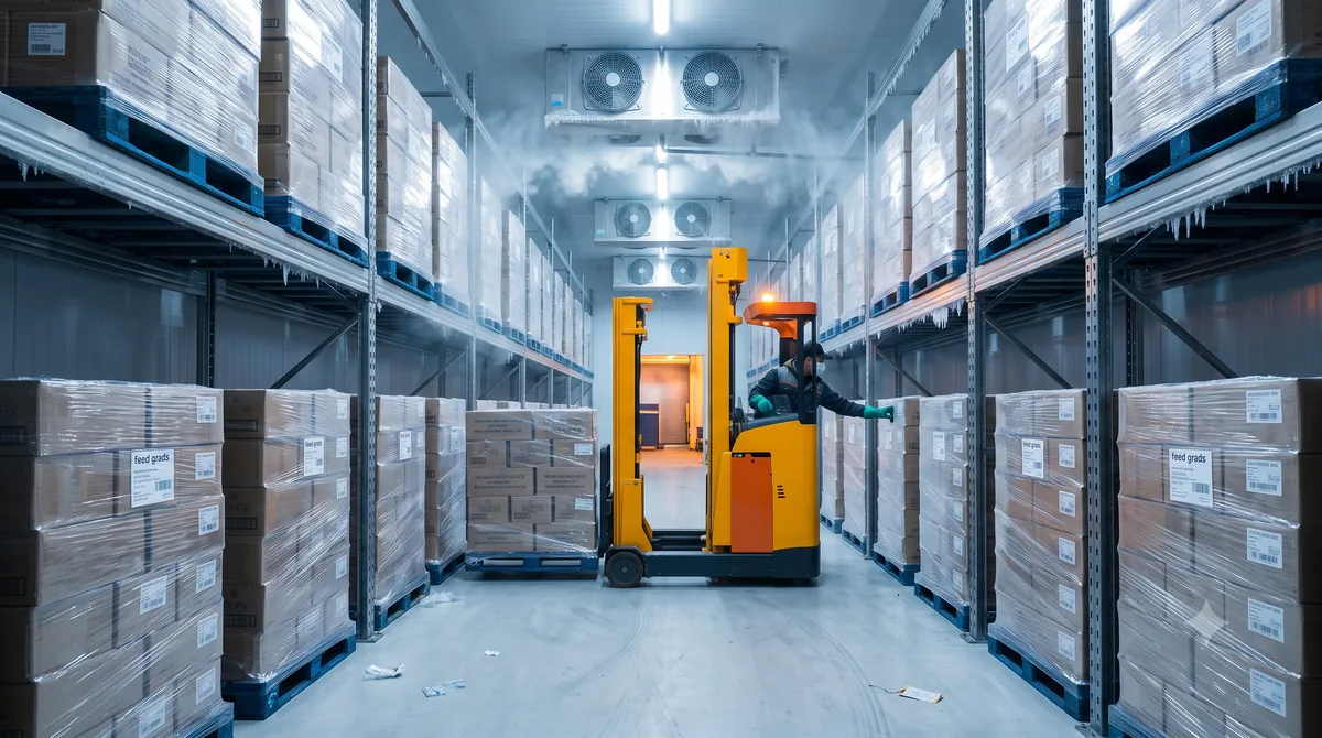 Kho lạnh và công đoạn niêm phong container xuất khẩu